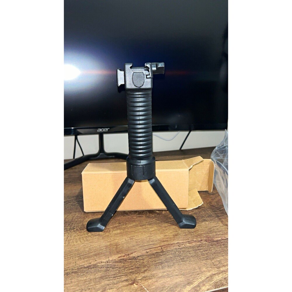 Adjustable Rifle Monopod Stand Polymer Black Ambidextrous Shooting